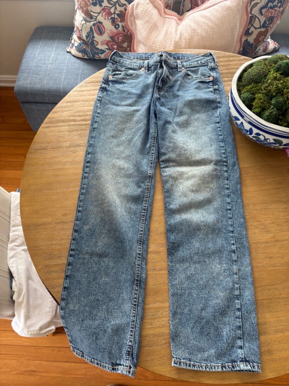 Gap 90s Loose Classic Blue Denim Jeans Size 27
